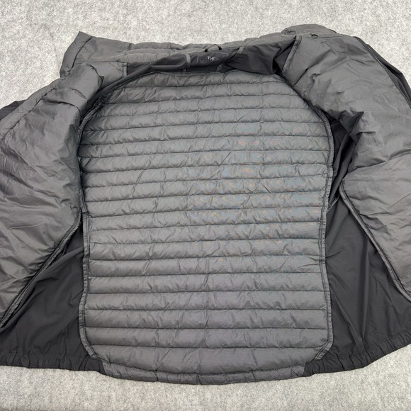 The North Face Jacket Mens Large Black Gray Verto Micro Down 800 Packable - Picture 12 of 16